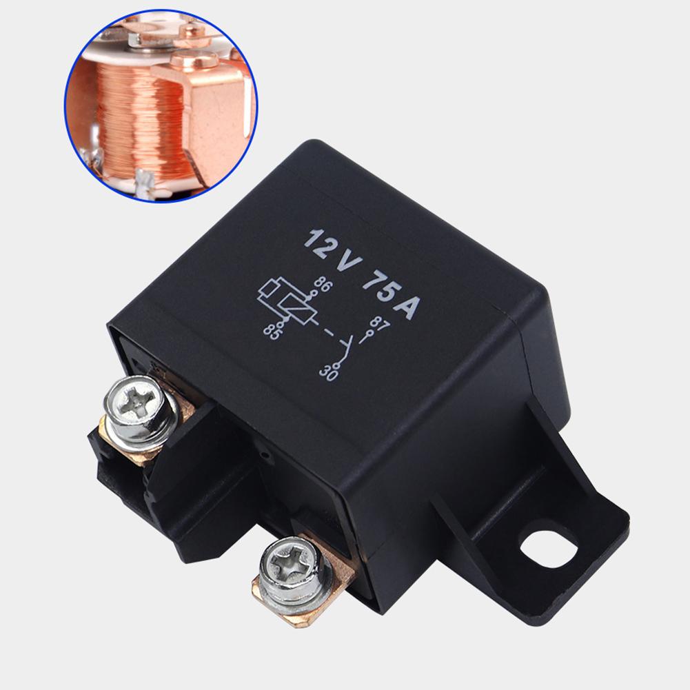 1pc 75A 12/24V Start Relay Single Pole Double Throw (SPDT) For Forklifts Machinery Equipment Accessories