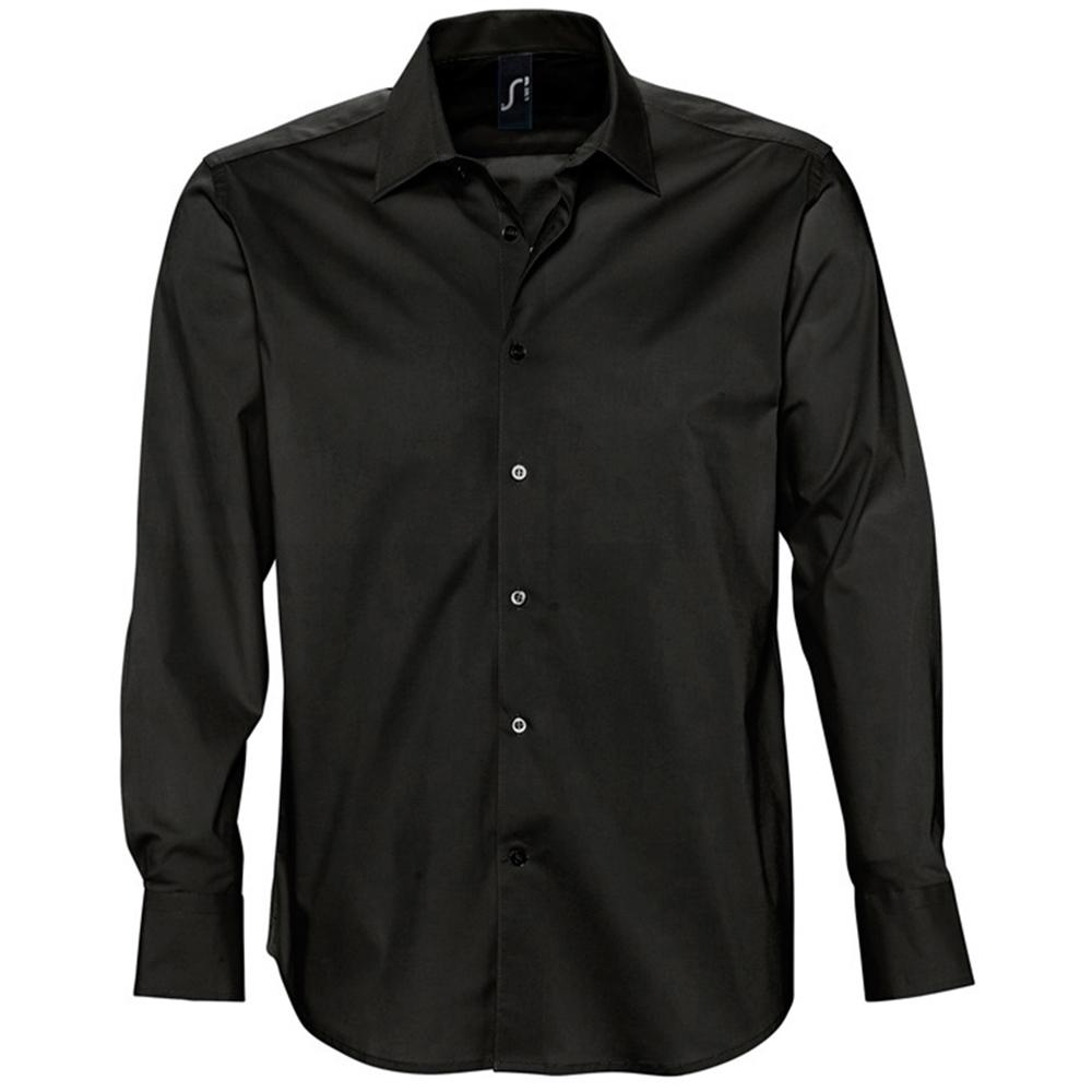 Mens Brighton Long Sleeve Fitted Work Shirt