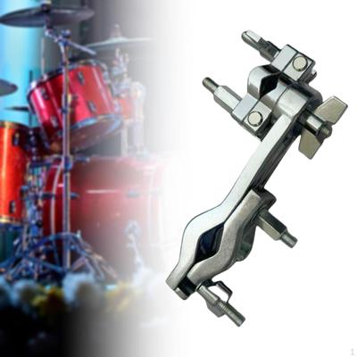 Drum Clamp Cowbell Mount Universal Practice Tool Easy To Install Hardware Mounting Bracket