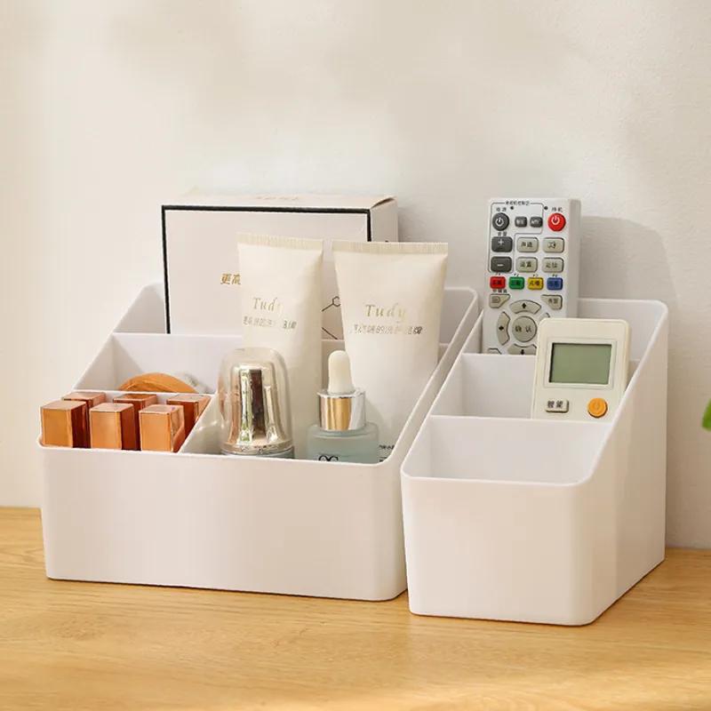 Wholesale Desktop Storage Box Home Office Cosmetic Plastic Box Stationery Pen Multifunctional Organizing Storage Box Remote Control YLE342