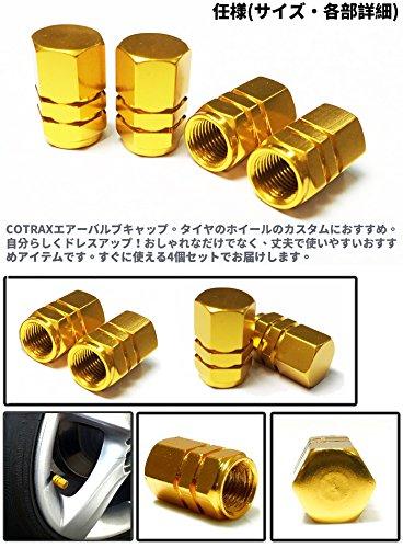 [COTRAX] Air Valve Cap Aluminum Wheel Tire Cap for Light