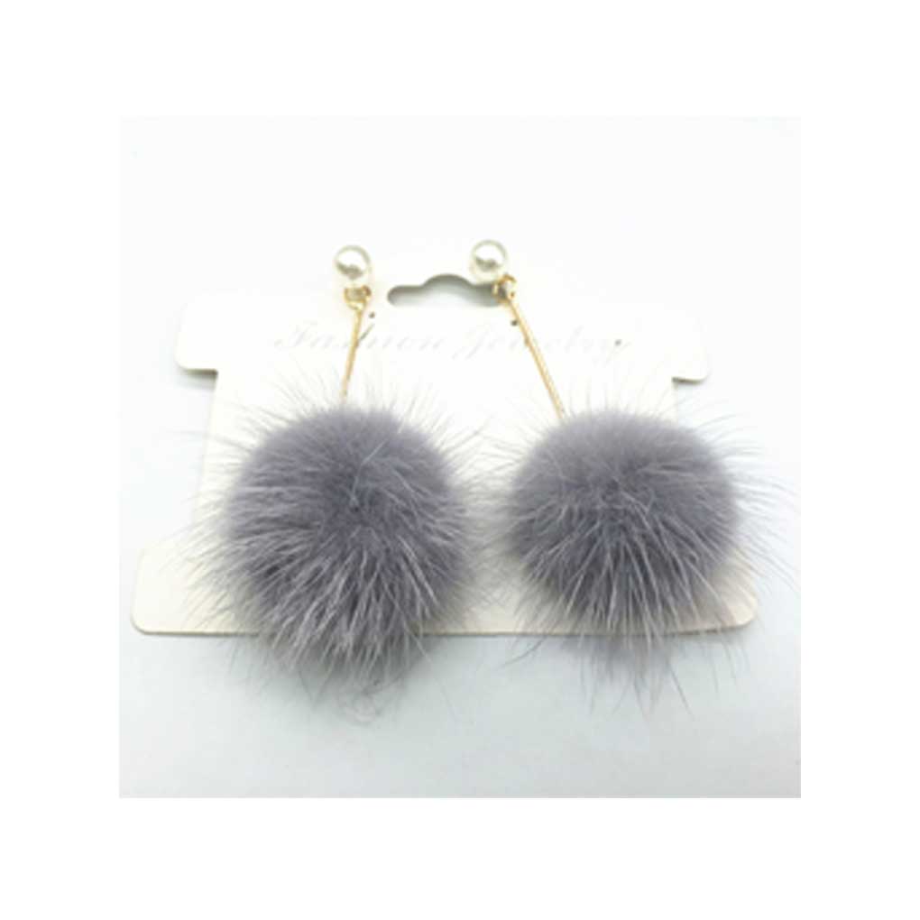 

Dangle Earrings Lady Accessories Fashion Popular Unique Earring Korean Style Ball Daily Decorations Stud Wear Ear for Jewelry