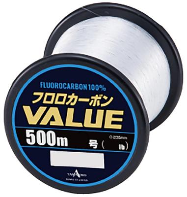 Yamatoyo Tegusu Fluorocarbon VALUE Spule-gewickelt Klar 500m 1.2