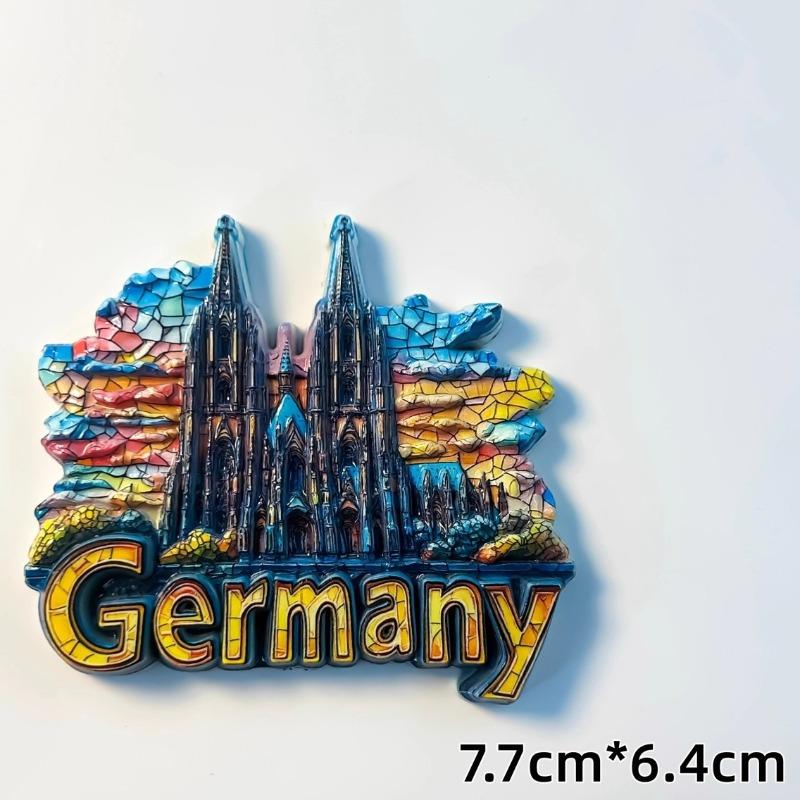 

Germany Fridge Magnets Frankfurt Cologne Cathedral Tourist Souvenirs Fridge Stickers Home Decor Wedding Gifts Magnetic Sticker