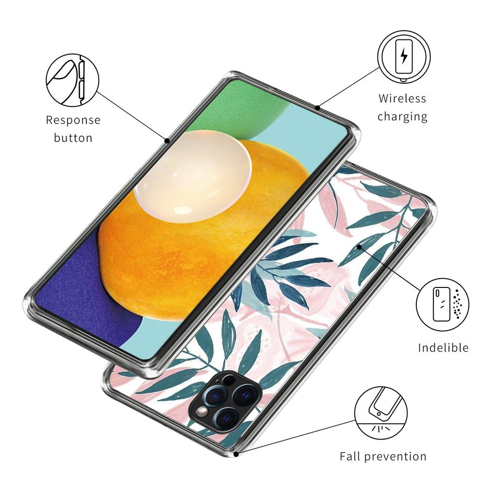For iPhone 16 Pro Max Case Pattern Printed Shockproof TPU Phone Cover