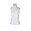 Summer New Halter Neck Sleeveless White Blouse for Women Fashion Elegant Vintage Casual Shirts Women Hollow Out Slim Fit Ladies Blouses and Tops 24734