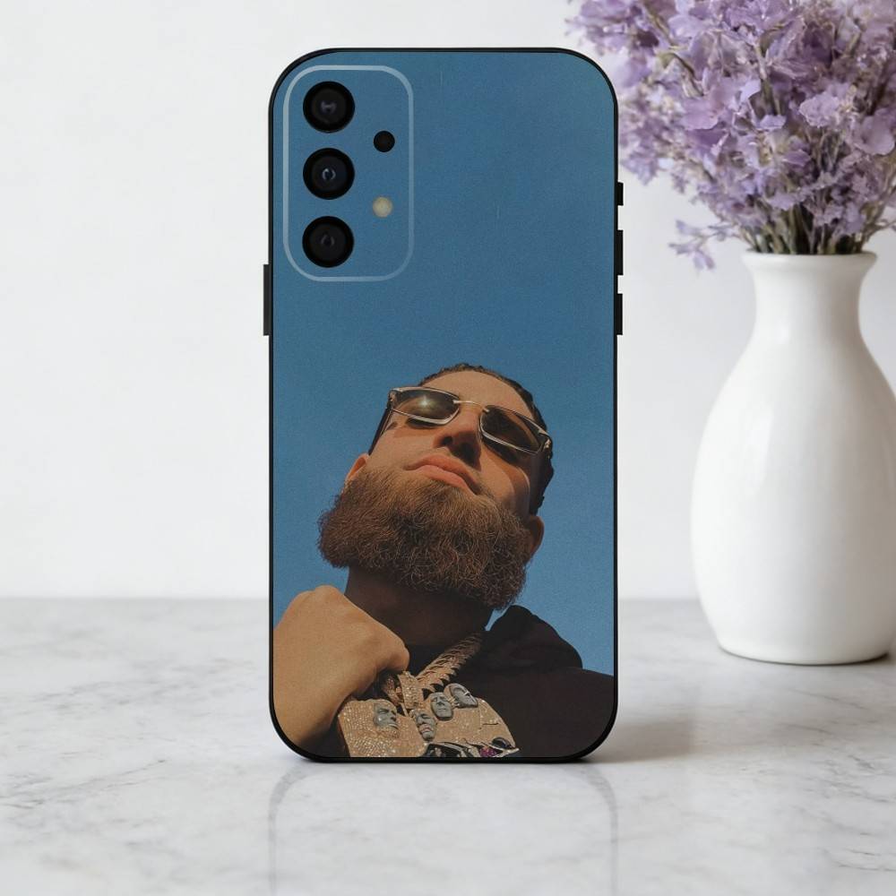 Rapper H-HadesS 66S  Phone Case For Samsung Galaxy A73,A72,A71,A70,A53,A52,A51,Soft Silicone Black Cover