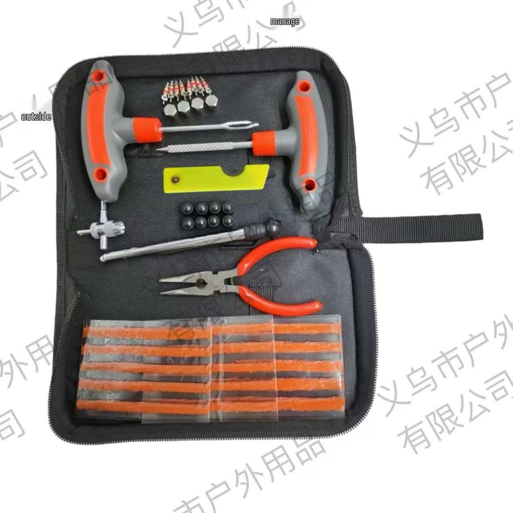 Universal Car Tire Quick Repair Kit - Emergency Outdoor Tool Set