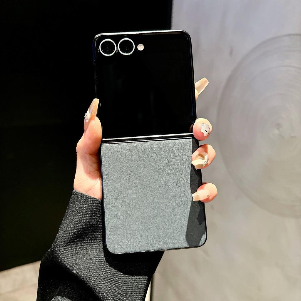 Husă Flip din Piele Placată cu Metal pentru Samsung Galaxy Z Fold 7