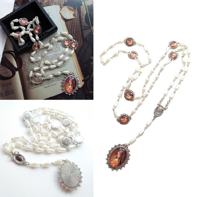Catholic Necklace Prayer Medal for Holy Religious Jewelry Gift for Women Men