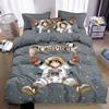 Conjunto de Roupa de Cama de Anime Japonês O-Ones Pieces Capa de Edredom Fronha do Luffys 2/3 Peças para Crianças Meninos Presente Tamanho Solteiro Queen King