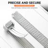 Stainless Steel Slim Band for Xiaomi Watch10 9 8 Magnetic Metal Strap for Miband 9 10 8 NFC Replacement Smartwatch Bracelet