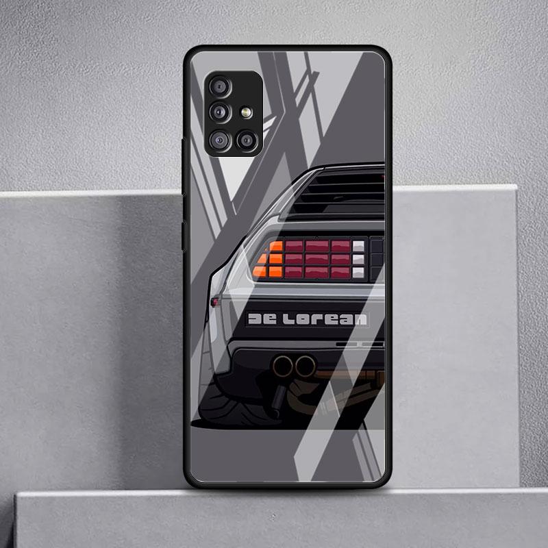 Japan JDM Sport Autos Comic Glas Fall Für Samsung Galaxy A52 A71 A50 A51 A70 A21s A31 A72 A10 A12 A30 A22 5G Telefon Abdeckung