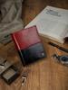 Two-tone Men's Wallet Made of Genuine Leather Without a Clasp - Rovicky
