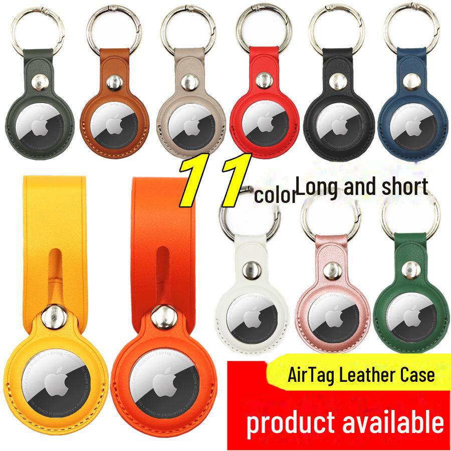 Leather Protective Case for Apple AirTag Bluetooth Tracker - Compatible Across Europe and the United States