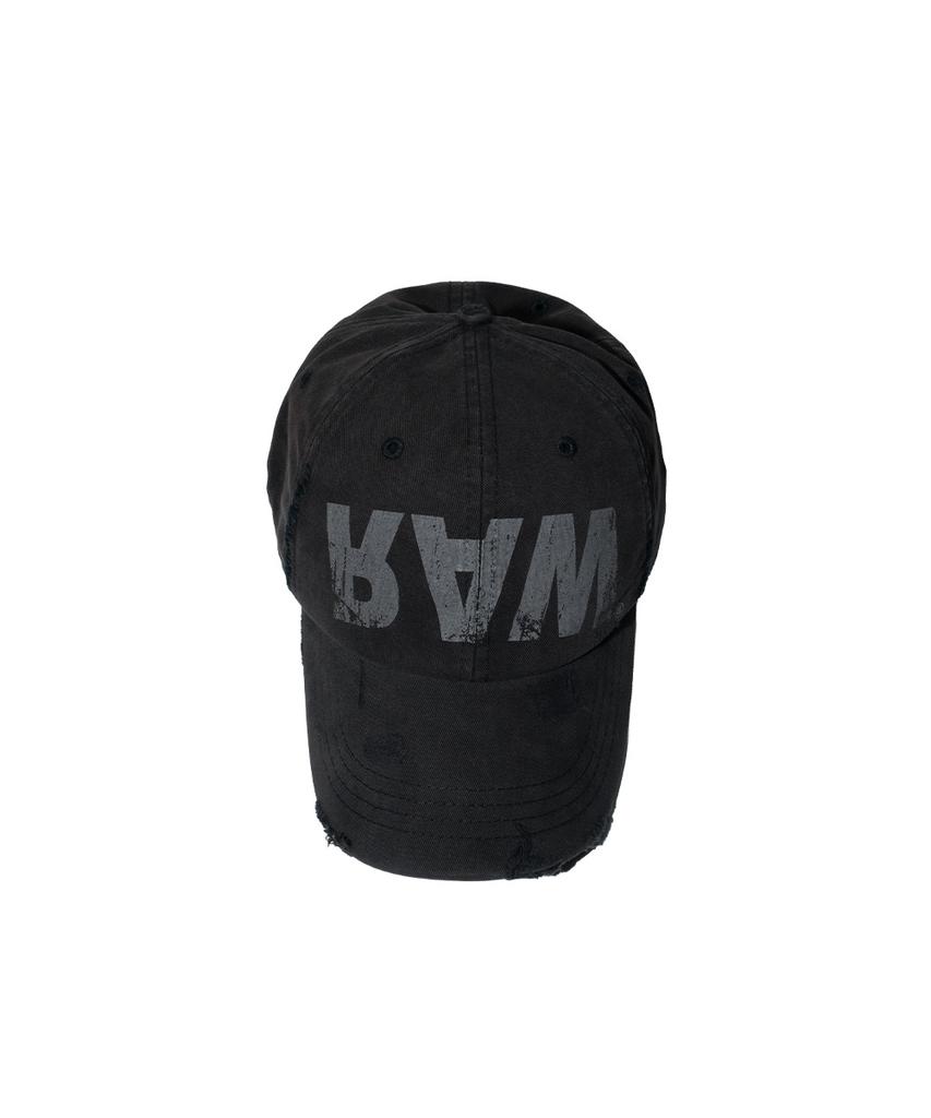 ETCE Roh-Basecap (Gewaschenes Schwarz)