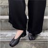 Fashion Spring Women Low-heel Split Toe Shoes Soft Leather Shallow Slip On Women Mary Janes Single Shoes Tabis Retro Ballet Shoes