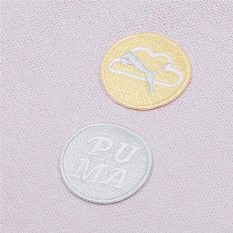 Puma Embroidered Logo Sweatshirt Women Tops Light-Purple 536095-17