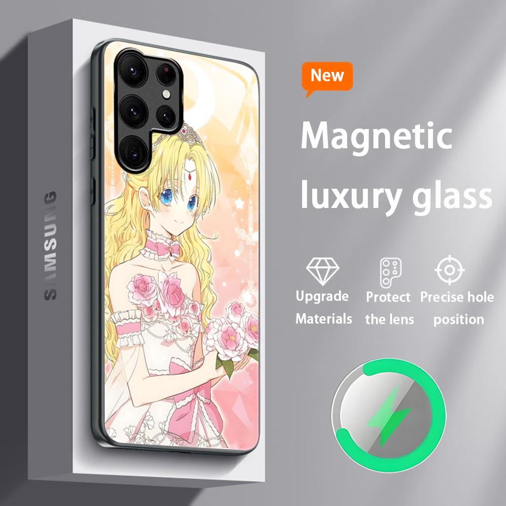 Who Made Me a Princess Comics Phone Case For Samsung S25 S24 S23 S22 S21 S20 Plus Ultra Note20 Glass Magnetic Case