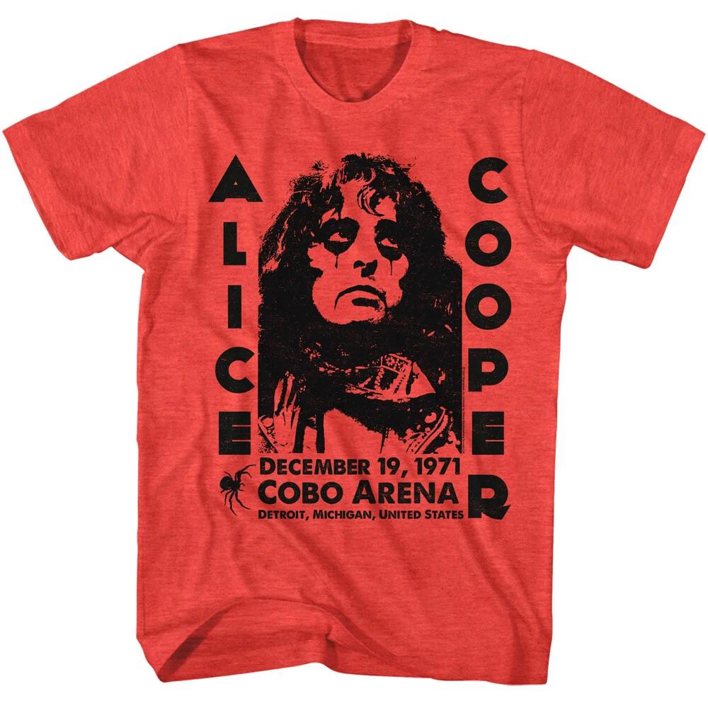 

Alice Cooper Cobo Arena Concert Men s T Shirt Detroit Michigan Heavy Metal L