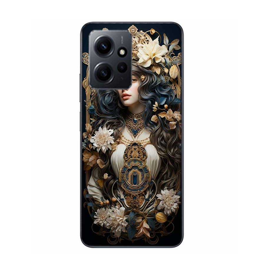

Exquisite Women s Loish Style Flowers Phone Case For Redmi 12 13C 12C 15C 9 10 10C Note 13 Pro Plus 14 15 Pro 9T 9C 9A TPU Soft Redmi Note 14S