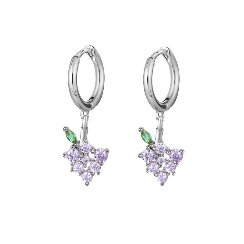 Tropical Fruit Mini Hoop & Stud Earrings - Creative European & American Ear Jewelry