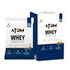 AS-IT-IS ATOM Whey Protein - Isolate & Concentrate Blend I 27g Protein, DigeZyme & Probiotics, Light On Gut, Big On Gains, Easy To Carry Anywher