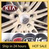 2026 Hot Car Sticker 4Pcs 56MM Car Styling Aluminum Wheel Center Hub Caps Stickers For KIA Ceed Sportage Rio 3 Proceed K5 Sedona