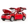 Tesla Model 132 X 90d Suv Diecast Model Car Soundlight Pull Back Kids Toy Gift