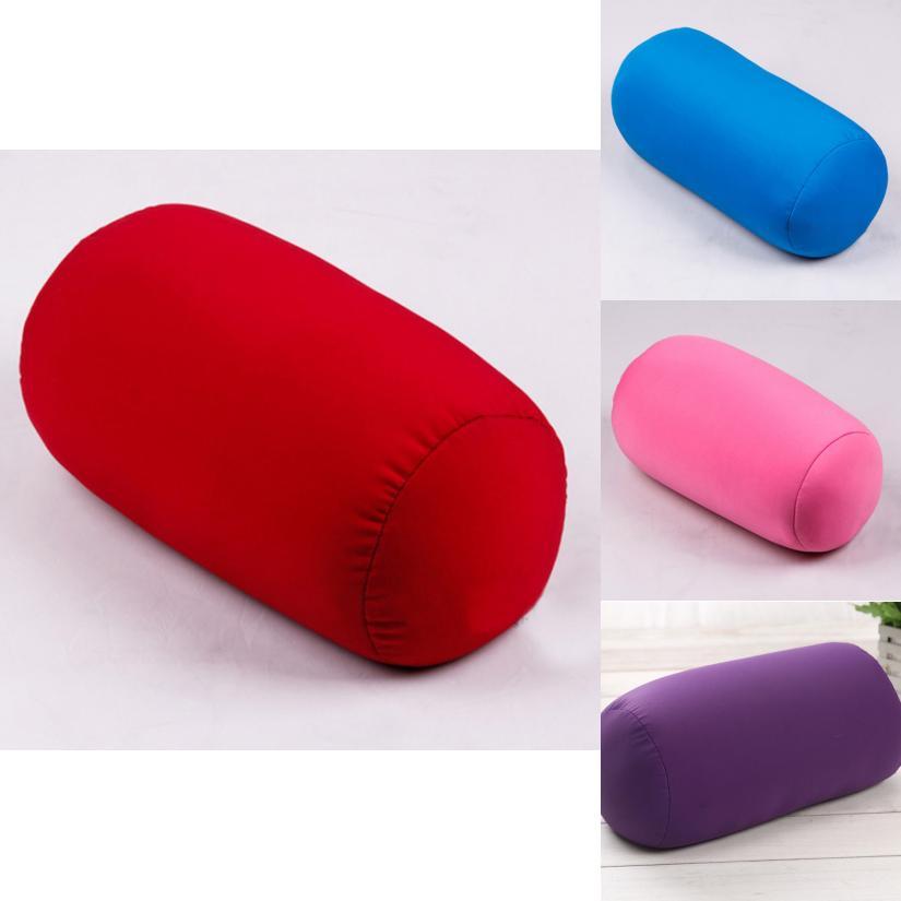 Microbead Roll Pillow For Neck And Head Support Ideal For Travel And Home Comfort