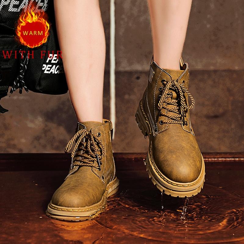 Autumn and Winter Men's Boots Trendy Minimalist Design Style Outdoor Leisure Business Party Motorcycle Classics Men's Shoes