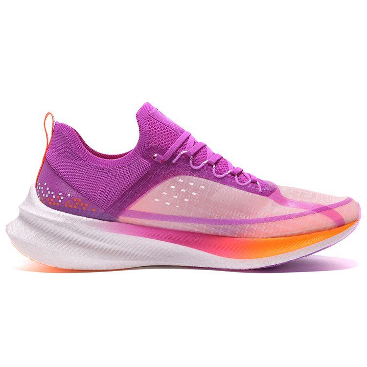 Li Ning Feidian Challenger Low Top Running Shoes Men's Purple White ARMQ015-1
