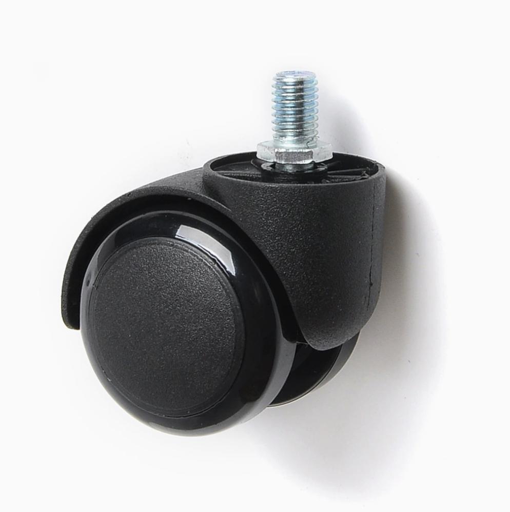 SGY Contemporary Plastic Office Chair Wheel 2 Inch Stem Swivel Furniture Casters with Brake Living Room Hospital