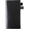 Notebook Genuine Tochigi Made In Japan Slim-size Cover, Leather, [HBNC-046W] (Black)