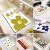 Fashion Color Flower Draining Mat Anti-scalding Heat Insulation Desktop Pad For Tableware Glass Cups