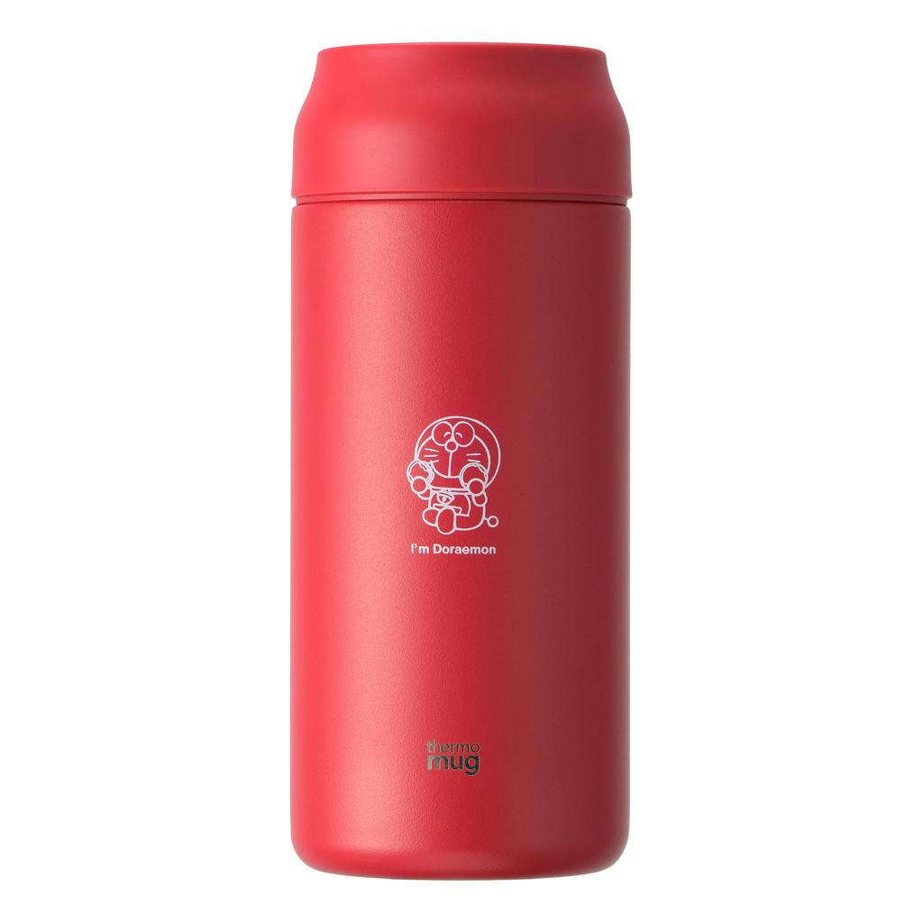 Thermo Mug ALLDAY Stainless Steel IDAL21RD "I'M DORAEMON" Bottle, 360ml, Red, Dorayaki,