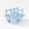 Silikon Baby Tenningsispinneform BPA-fri Fryserbrett for Frukt Yoghurt Tåler Oppvaskmaskin Morsom Tyggeleke