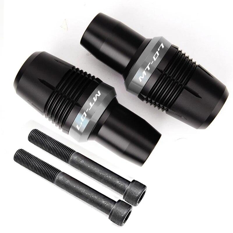 

MT-07 Ползунки для рамы, защита от столкновений для YAMAHA MT07 2014-2023 FZ07 Tracer MT07, аксессуары для мотоциклов, защита от падения серый