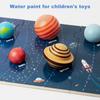 1 Set Kinder Sonnensystem Spielzeug mit 8 3D Sonnen Planeten 9 Karten Modell Universum Astronomische Wissenschaft Lernen STEM Pädagogisch
