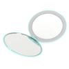 3.5 Inch LED Mirror 1X 10X Magnification Double Sided Makeup Mirror for Home Travel Built In Battery Green