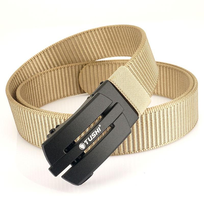 Live Streaming ECommerce Nylon Automatic Buckle Belt Outdoor Work Pants Military Training Men