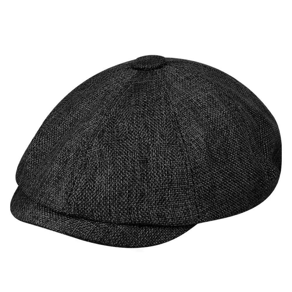 Herren Lässiger Peaky Blinders Hut Frühling Herbst Retro Baskenmütze Hüte Wilde Lässige Hüte Unisex Wilde Achteckige Kappe Straßenkappen