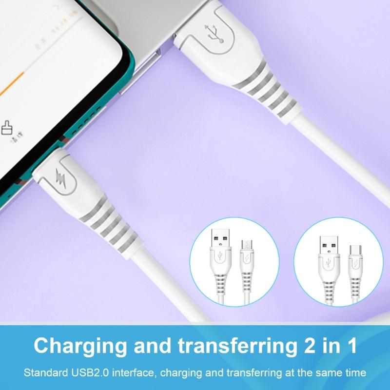 80cm Length USB Cable Fast Charging Cord 6A Output 120W Super Fast Charge Data Cable for USB 5Pin Type C Phones Tablets