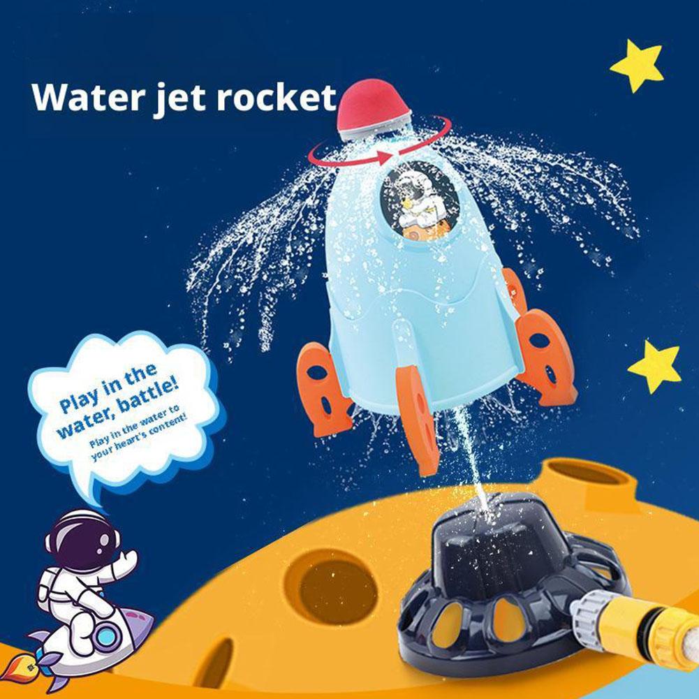 Rocket Launcher Toy Outdoor Water Sprinkler Garden Lawn Water Sprinkler Spray Garden Sprinkler Irrigation Rocket Toys