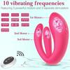 Vibration for Couple Triple Vagina Clitoris Stimulate Sex Toy For Adult G-Spot Dildo U Type Vibrator Wireless Remote Masturbator
