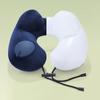 U-Shaped Inflatable Travel Pillow Hand Pressing Neck Support Cushion Neckrest Pad  Office/School