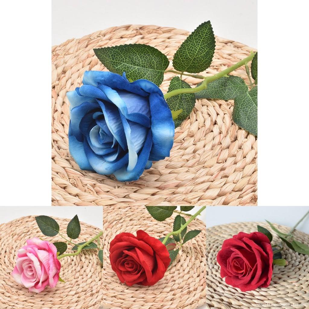 Silk Rose Fake Flower Bouquet For Outdoor Decor And Special Occasion Gifts