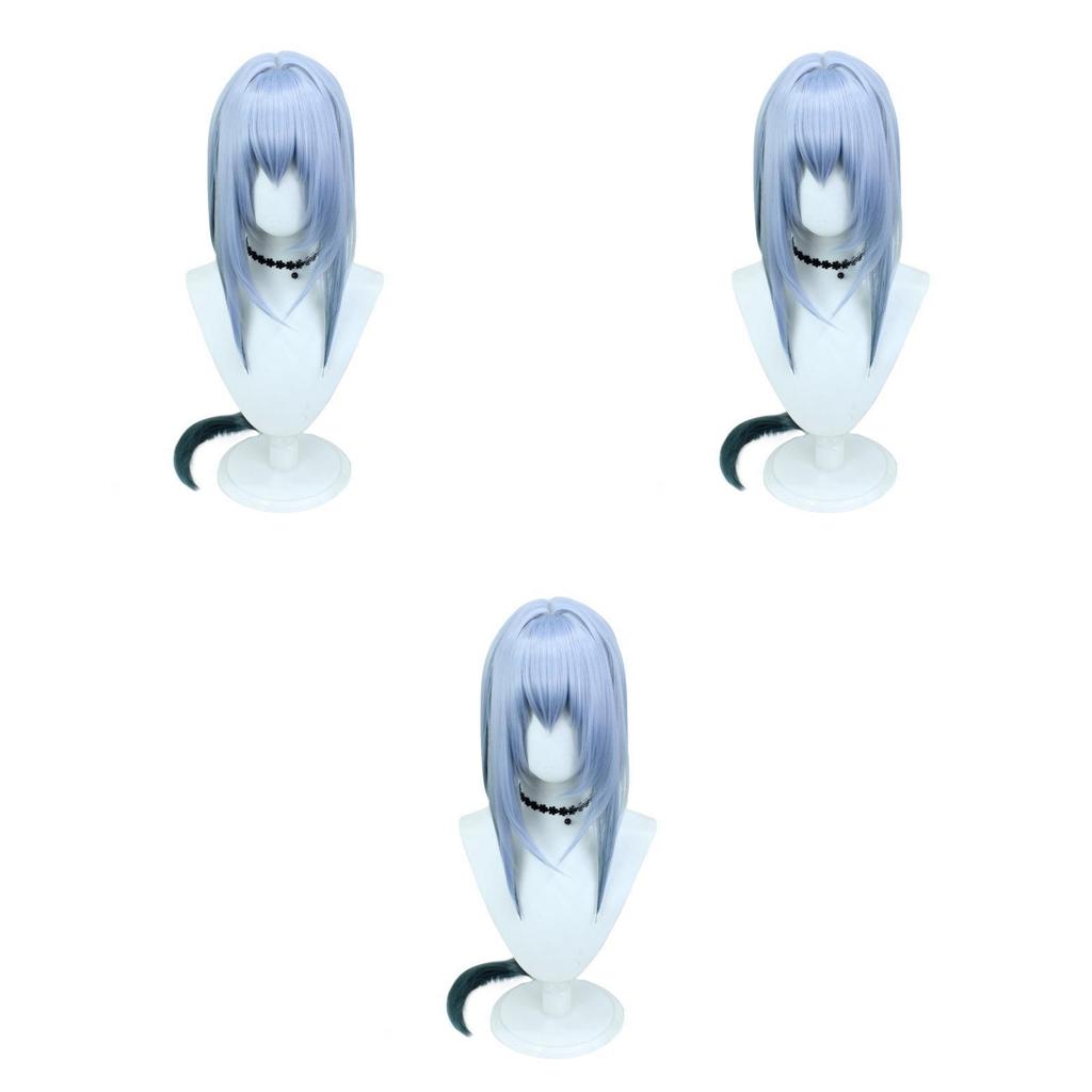 High Quality Long Hair Cosplay Wig With Gradient Design For Cold Crow Character