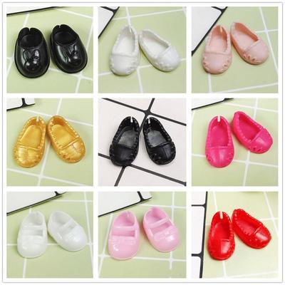 1 Pairs PVC Doll Shoes Boots Fashion General-Purpose Doll Body Shoes Mini Shoes  for 17cm Dolls