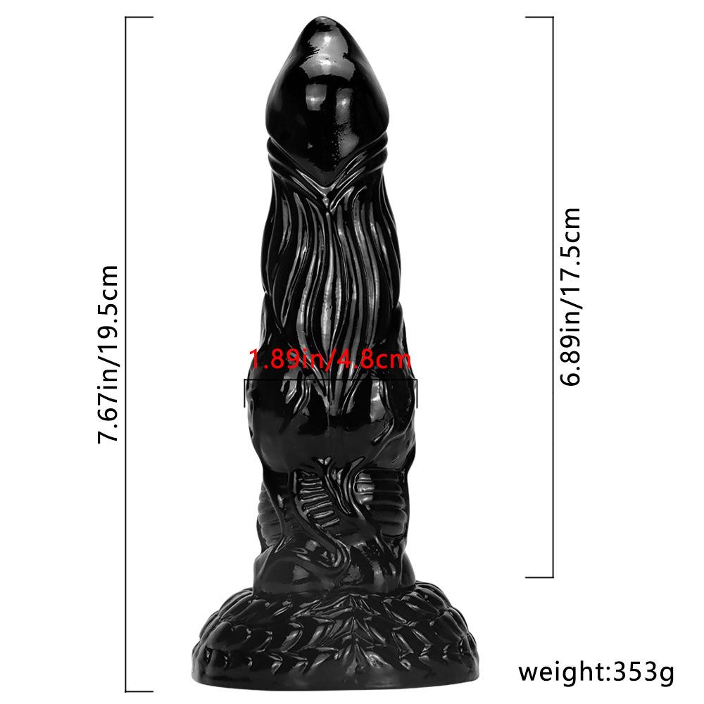 Enorme consolador negro con potente ventosa para juego Anal, enorme juguete para adultos, juguete sexual para adultos de gran tamaño, consolador realista de orgasmo rápido